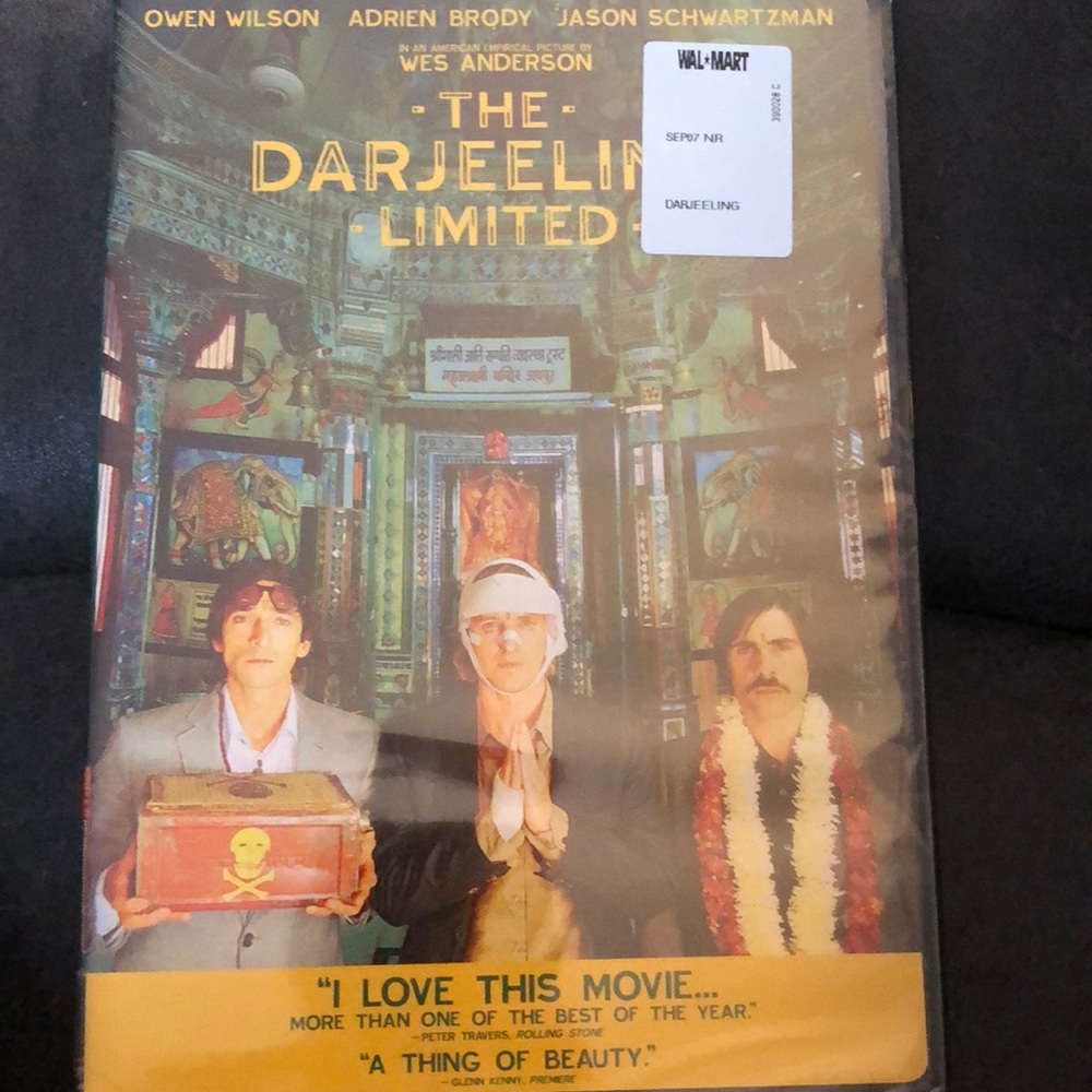 The Darjeeling limited DVD